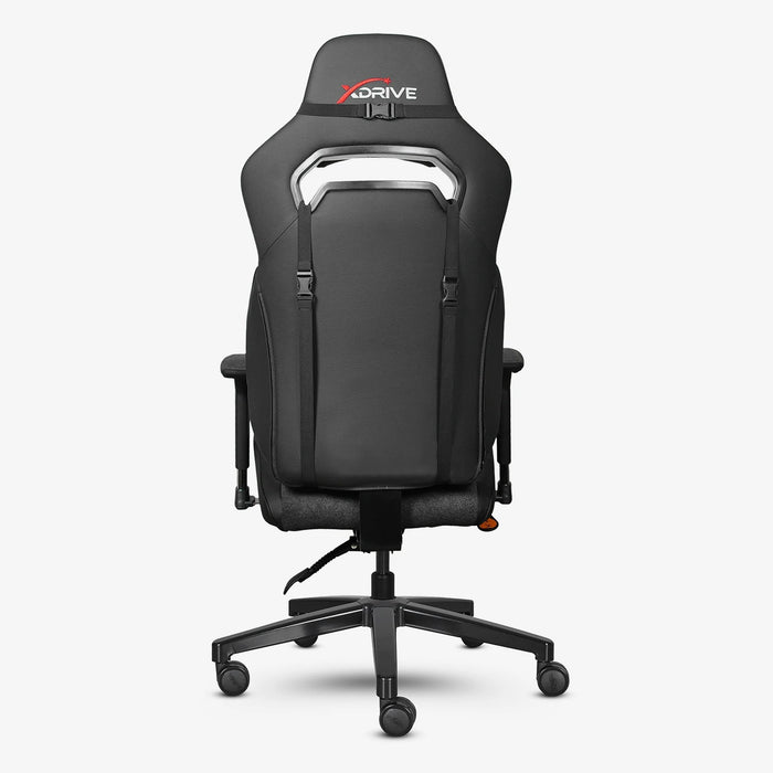 GOKTURK Professional szövet ülésű gamer szék, nyak- és derékpárnával, 3D kartámasz
