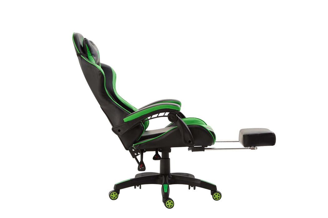 Ignite műbőr gamer szék, lábtartóval, 120 KG teherbírás